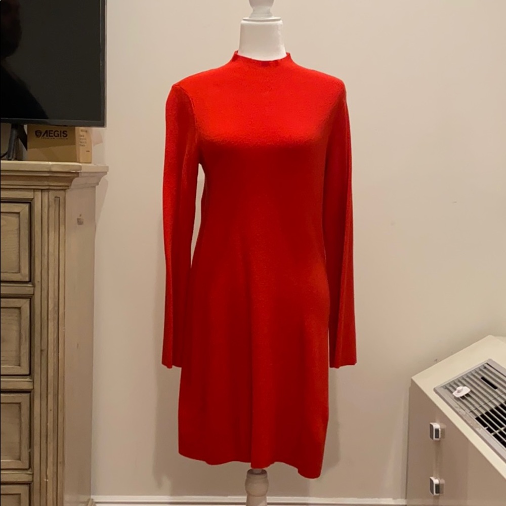 Express Red Sweater Dress